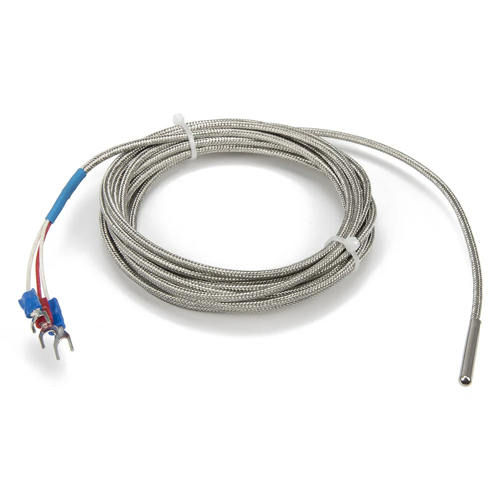 FTARP02 PT100 type 4m high temperature resistance metal screening cable polish rod probe head RTD temperature sensor