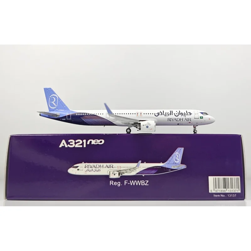 

NG Models 1/400 Scale Riyadh Air A321XLR F-WWBZ Di-cast Alloy Aircraft Model Collectible Decorative Item Gift