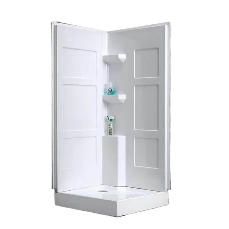 100% waterproof acrylic shower room wallboard kit, one-piece bathroom enclosure, suitable for contractors wholesale