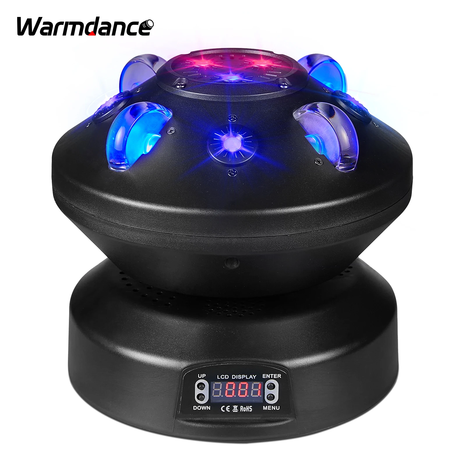 60W Moving Head Light Beam Whirlwind Star Effect Lights DMX512 Stage Lighting Projector for Disco Party Club Wedding Birthday