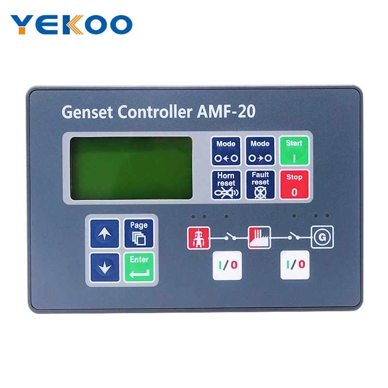 Imagem -06 - Controlador do Grupo Gerador Diesel Compatível com o Original Amf20 Amf-25 Amf20 Amf25 Ats