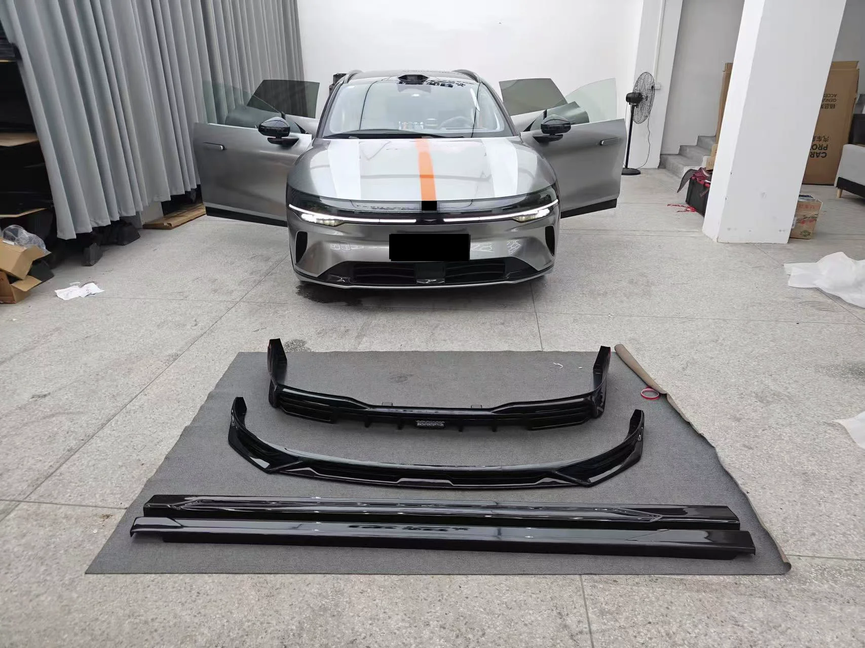 

Для ZEEKR 007 GT 24-26 передняя губа, задний диффузор, боковая юбка, модифицированный ABS, передняя лопата, комплект объемного кузова, автомобильные аксессуары