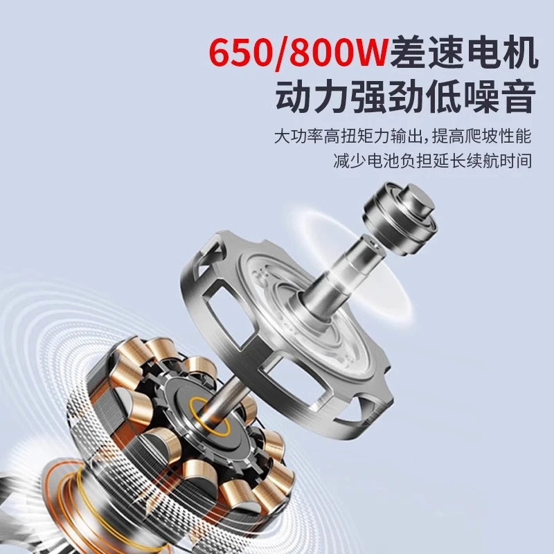 Elektrischer Allrad-Haushaltsroller für ältere Menschen, malerisches Sightseeing-Auto