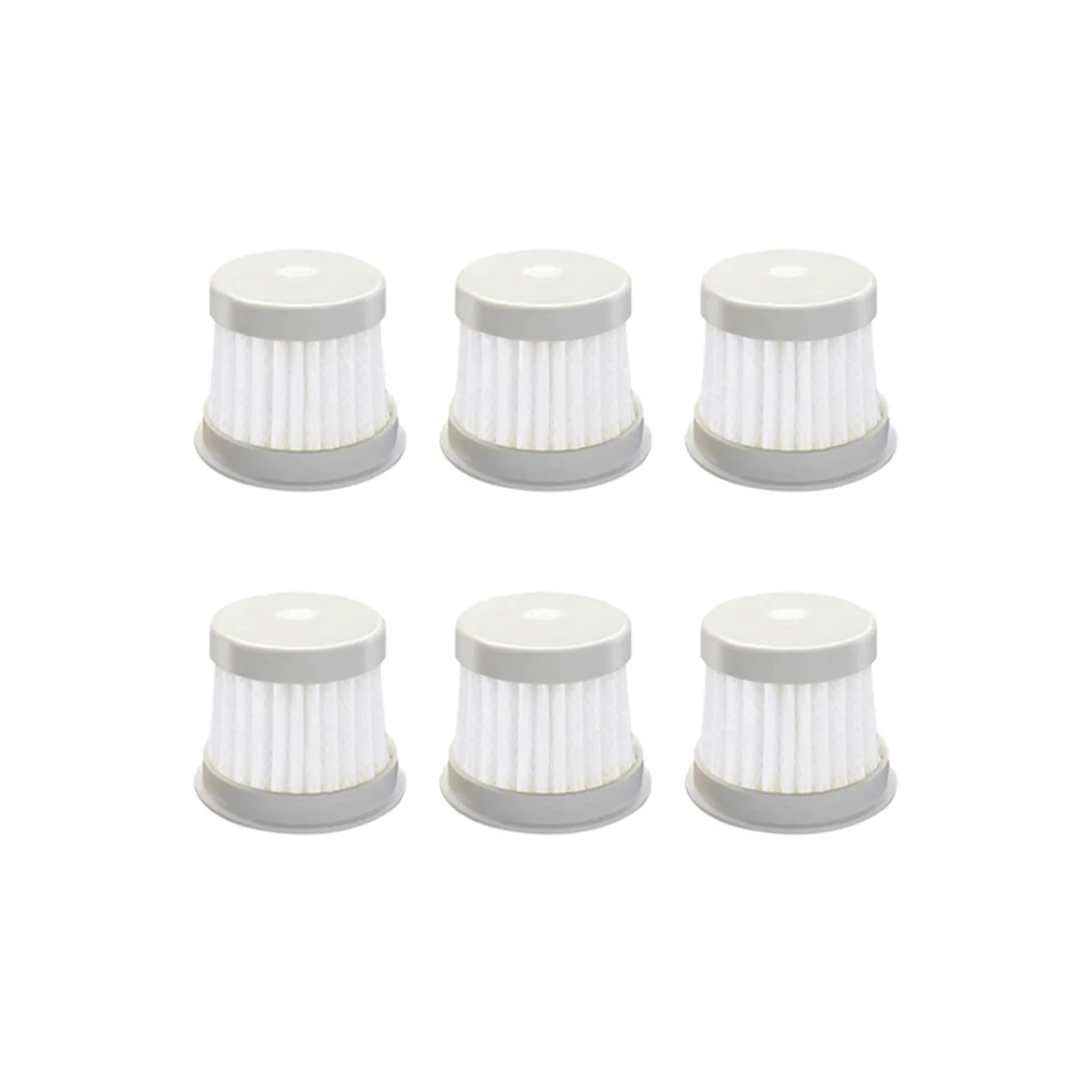 6Pcs HEPA Filter for Haier ZC401F Mite Removal Instrument Vacuum Cleaner Parts Accessories