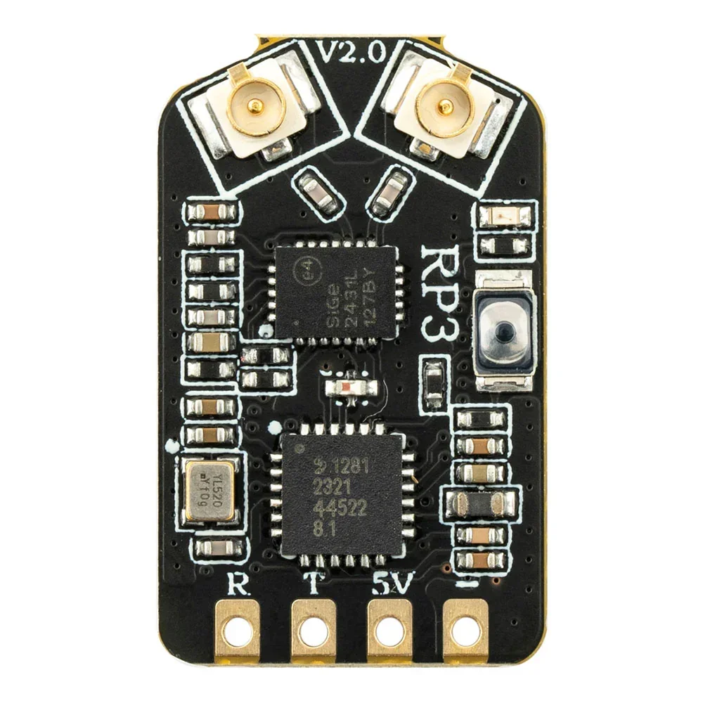 Radiomaster RP3 ELRS 3.0 Receiver - Dual Antenna High Sensitivity for FPV Drones