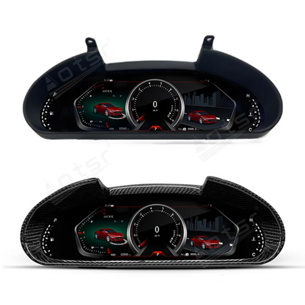 

12,3-дюймовый цифровой кластерный одометр для Maserati Quattroporte 2008-2014, измеритель скорости виртуальной кабины, приборная панель автомобиля