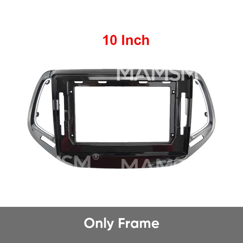 MAMSM For JEEP Compass 2017 Car Radio Panel Dash Fascia Plate Frame Audio DVD Stereo CD Interior Parts 2Din Multimedia Player