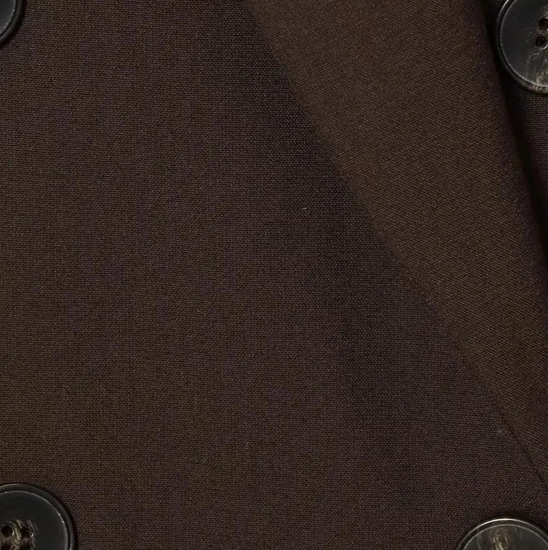 Conjunto de terno duplo breasted feminino 2025 – Blazer com textura Maillard com ombreiras e calças combinando, nova moda de viajante