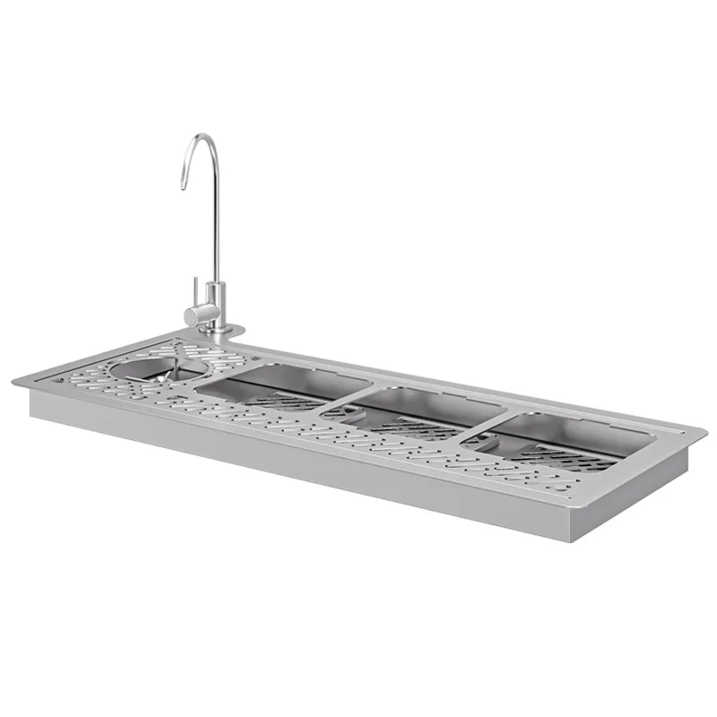 Stainless steel cup washer with electronic scale table Hand brewing coffee High pressure cup washer
