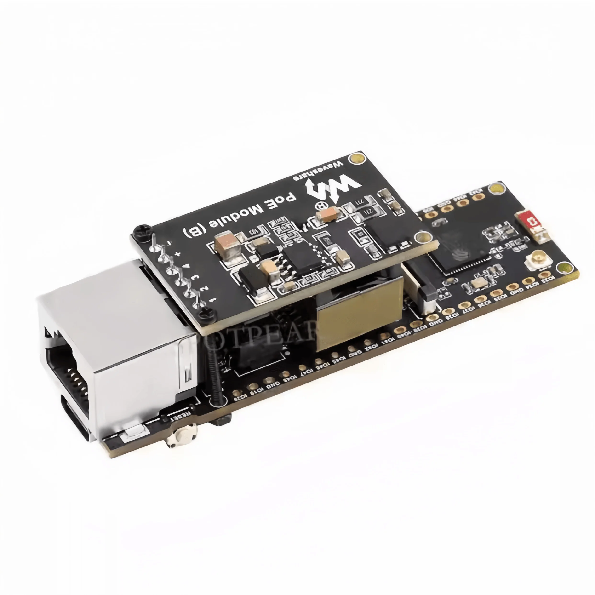 ESP32-S3 Плата разработки сетевого порта ETH Cam PoE SD-камера, совместимая с размерами Raspberry Pi Pico