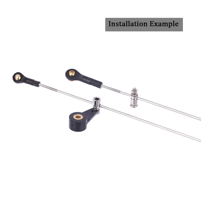 Bouchon de liaison de tige de poussée de bateau d'avion RC, connecteurs Servo, diamètre réglable 3.1mm/2.1mm/1.8mm/1.3mm, hélicoptère bateau Rc 10 pièces