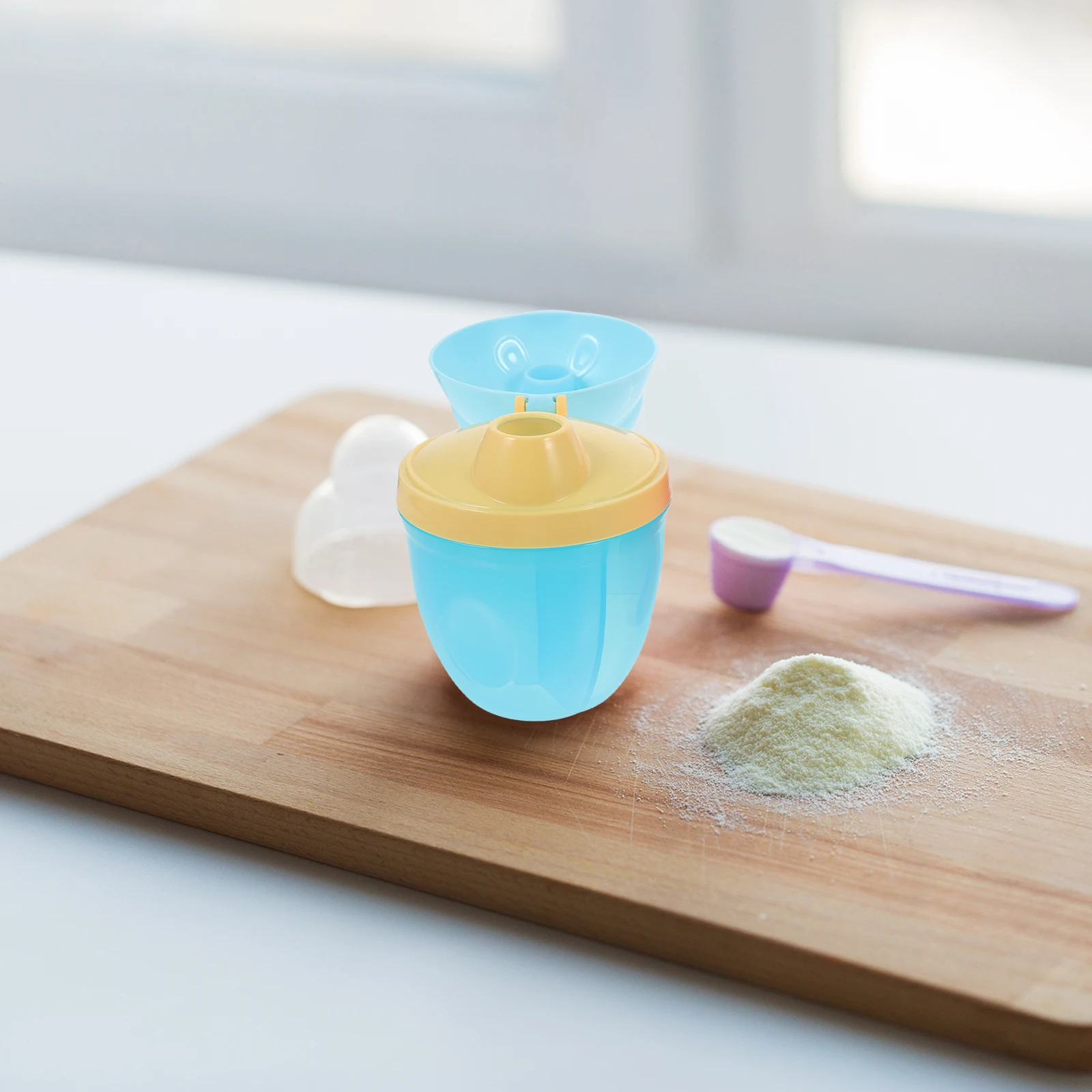 

2Pcs Milk Powder Box Large Capacity Multifunctional Sealed Baby Food Storage Container Portable Travel Milk Powder Dispenser