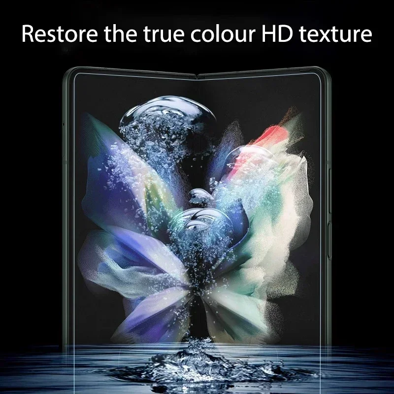 3IN1 For Samsung Galaxy Z Fold 6 5 4 3 Soft Screen Protector Hydrogel Film For ZFold6 Fold5 Zfold4 5G ZFold3 HD Protective Film