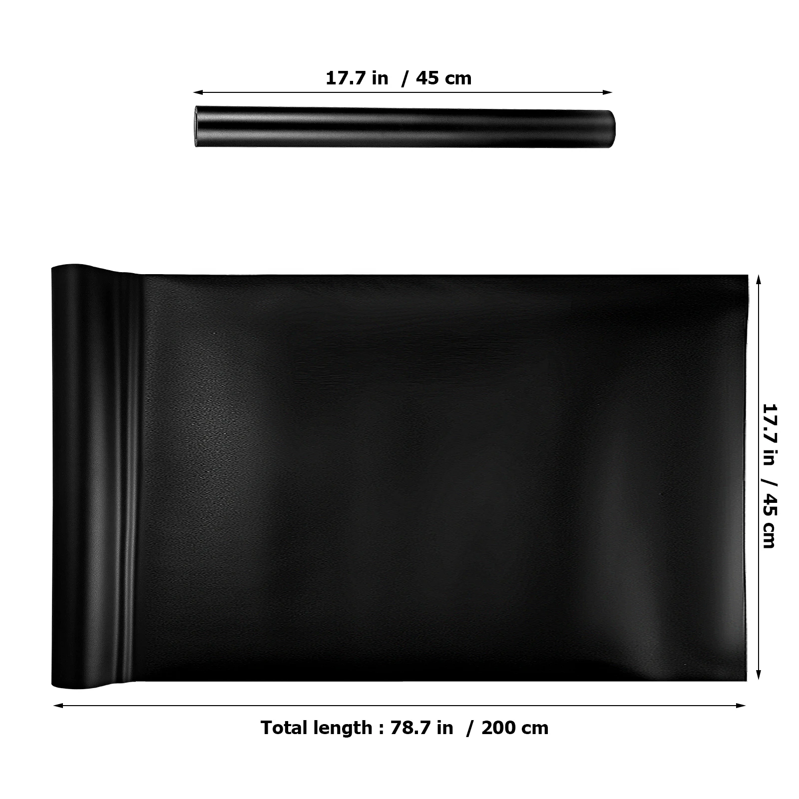 

2 pcs Film 45x200cm PVC Chalkboard Stickers Adhesive Decal for Kitchen School Office Home Reusable Message Board