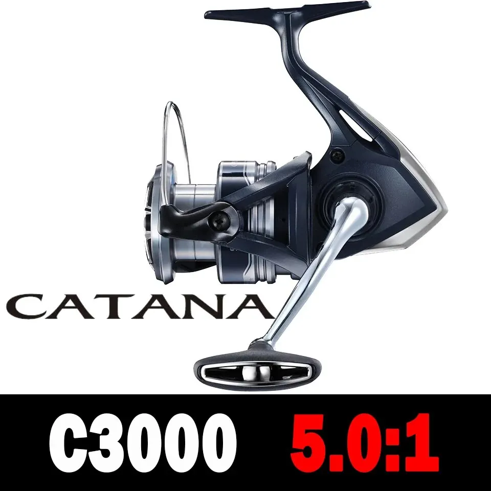 Wirująca szpula wędkarska SHIMANO CATANA 3 + 1BB metalowa szpula G-bezpłatny system zarządzania korpusem i linią napędową