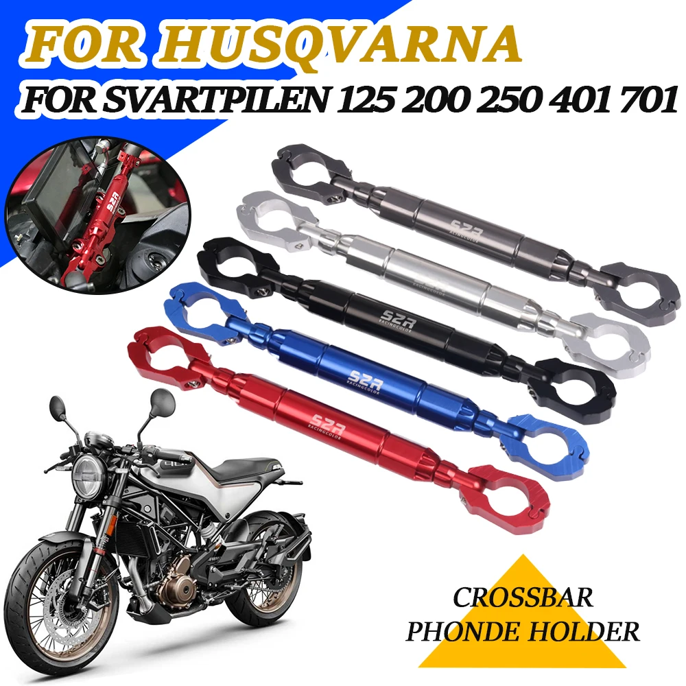 

Аксессуары для мотоциклов Husqvarna Svartpilen 125 200 250 401, рукоятки, поперечная планка, рулевое колесо