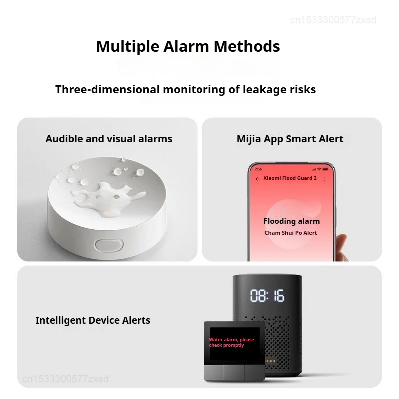 Water Immersion Guards 2 Connects Mijia App Multi Device Linkage Reminder Dust Waterproof Portable Mini Waterproof Device