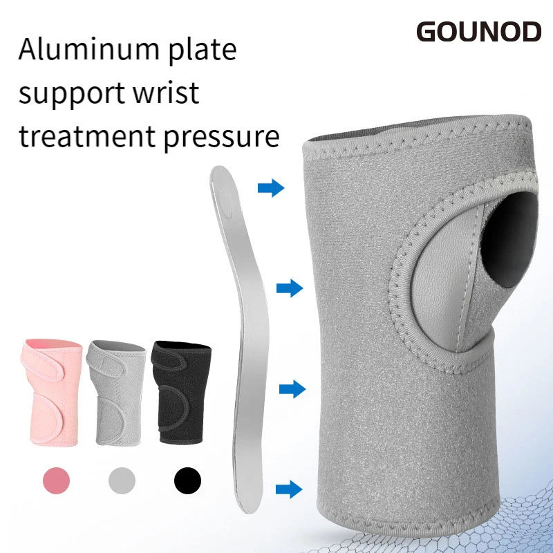1 szt./2 szt. GOUNOD regulowana opaska na nadgarstek stabilizator nadgarstka sport lewa prawa ręka stabilizator nadgarstka Fitness podnoszenie ciężarów łagodzi Han