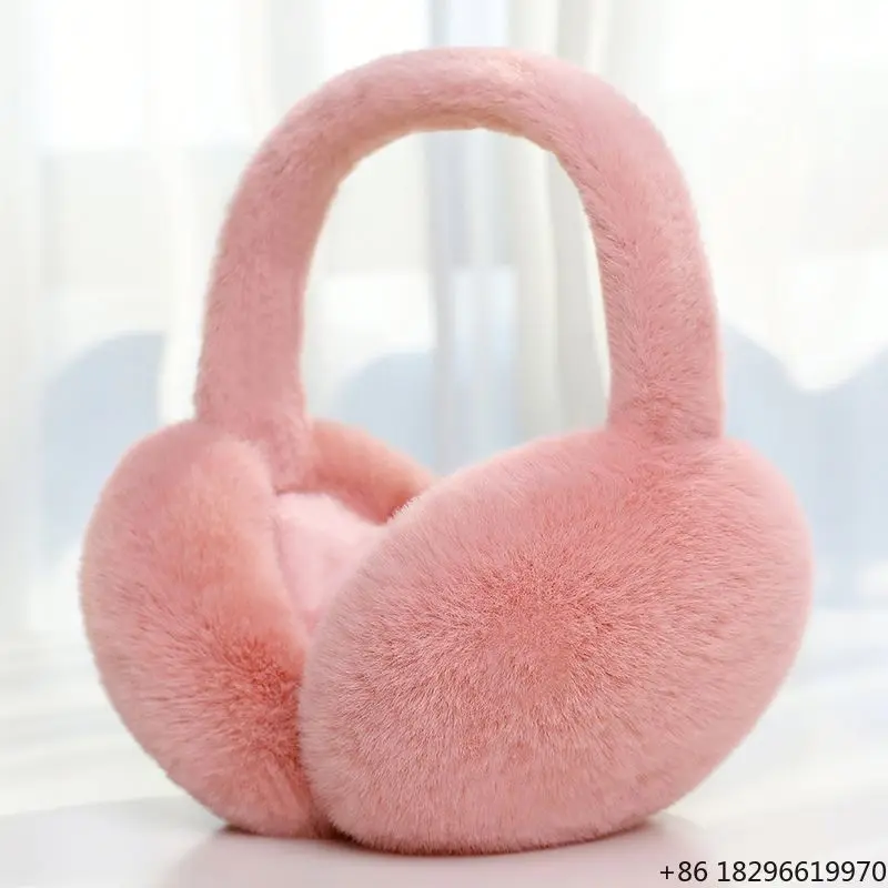 new-fuzzy-bunny-ear-headphones-with-moving-mechanism-soft-winter-warm-leaf-cute-furry-bunny-ear-earmuffs-for-women