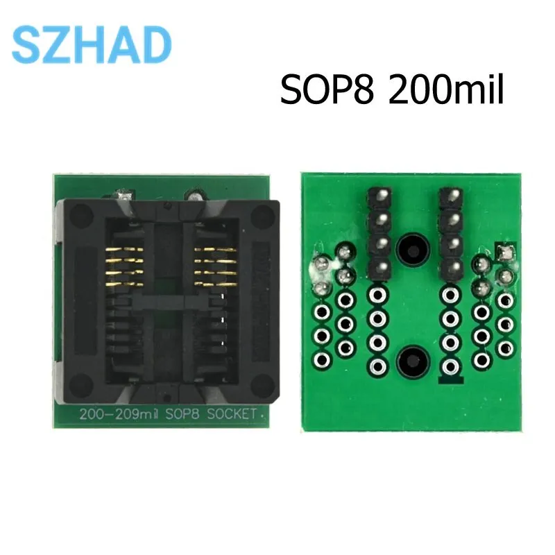 Burning Socket SOP814/16/18/20/24/28 to DIP 150/200/208/300 mil Wide Narrow Chip Programmer Adapter IC Conversion Test Socket