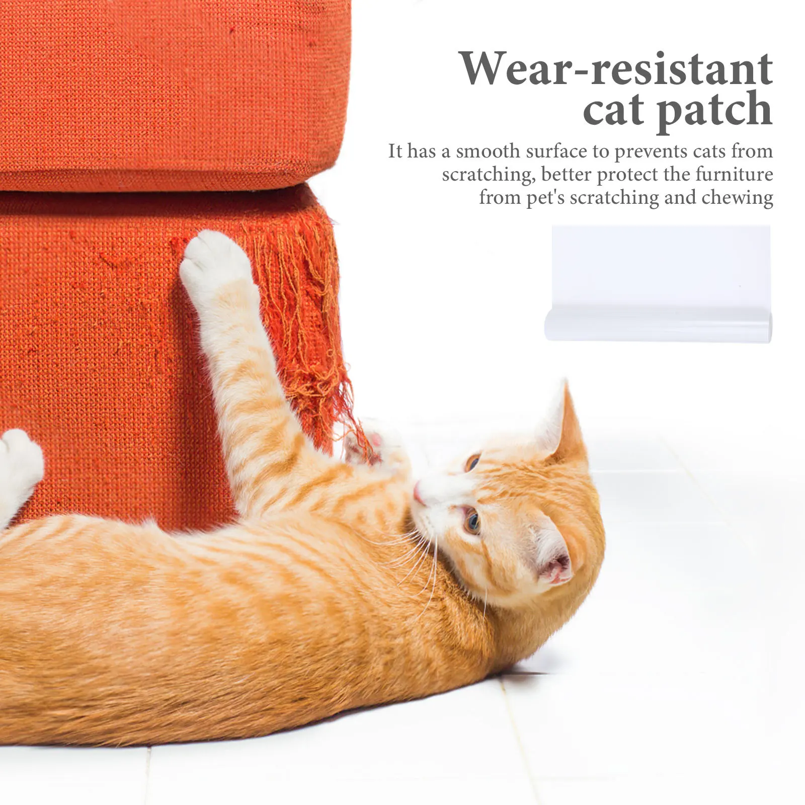 

1Set Scratch Furniture Protector Film Thickened PVC Wear Resistant Patch for Couch Sofa Door Protection