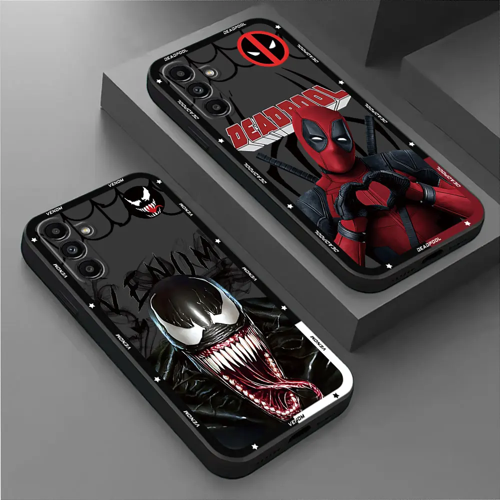 Case for Samsung Galaxy A40 A02s A30 A02 A70 A03s A71 A05 A05s A10 A10s A31 A04 A50 A03 Core A20e Marvel Super hero Cool Cover