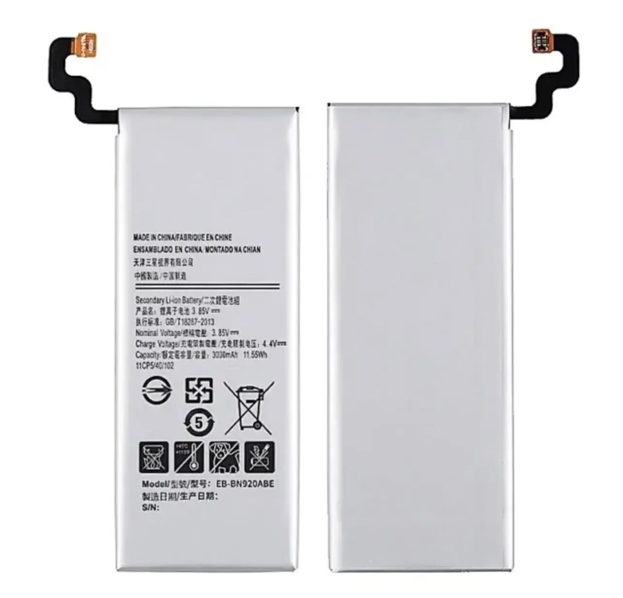 Battery Replacement For Samsung Galaxy Note 5 8 9 10 plus 20  20 Ultra