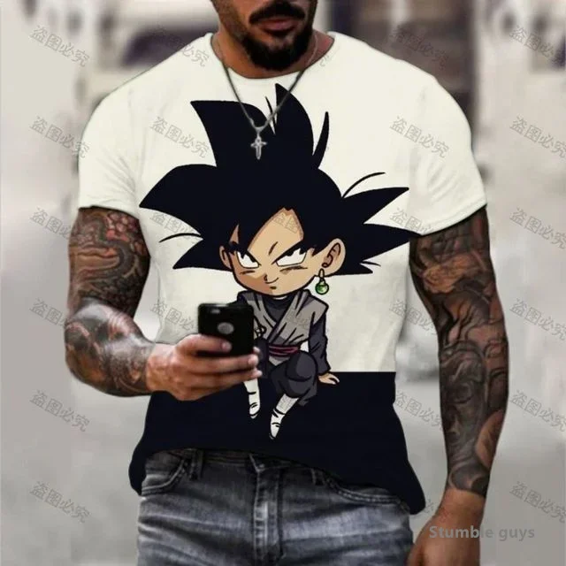 

Мужская футболка Goku Vegeta Dragon Ball Z футболка Saiyan Мужская уличная одежда Y2K Топы New Cool Man GYM Трикотажные изделия Баскетбольные с короткими рукавами