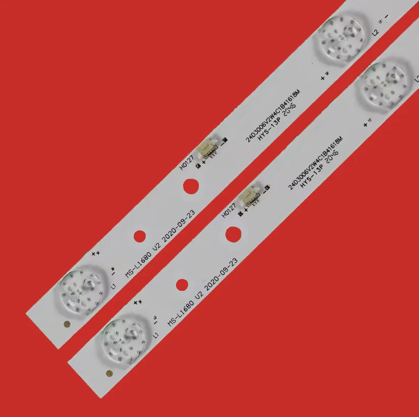 

Светодиодная подсветка для 24-дюймового MS-L1680 V2 JS-D-JP-24DK-041EC (70411) 24LES81T2 24D3006V2W4C1B41618M V236BJ1-P03 REV.C1