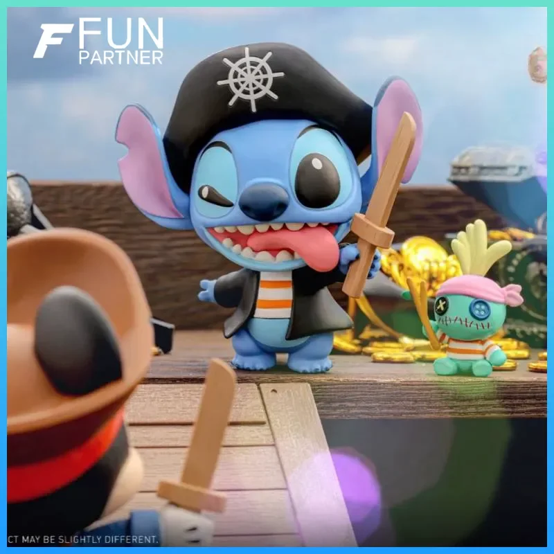 

Disney Stitch Микки Маус друзья пираты серии Коллекционная фигурка эксклюзивный Cosbi настольный орнамент модная слепая коробка игрушка