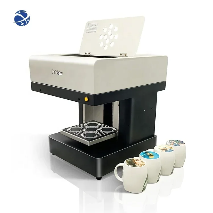 

Yunyi Smart inkjet coffee printer diy photo digital food printer for chocolate candy cocktail hot in American market