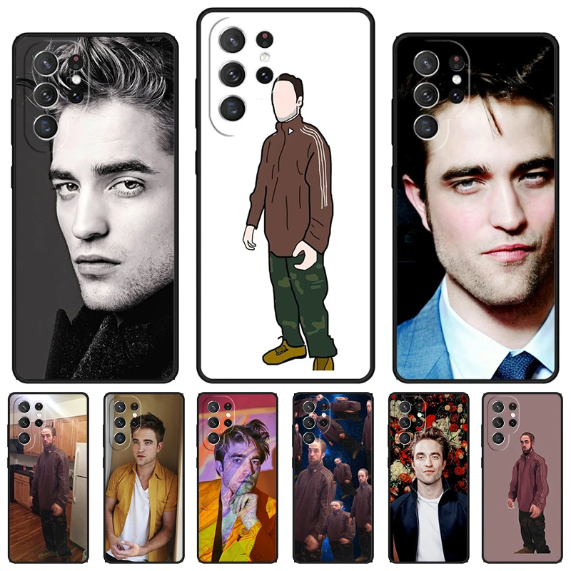 Robert Pattinson Standing Meme phone case For Samsung Galaxy S24 S23 S22 Ultra Note 10 20 Plus S8 S9 S10 S20 S21 FE Cover