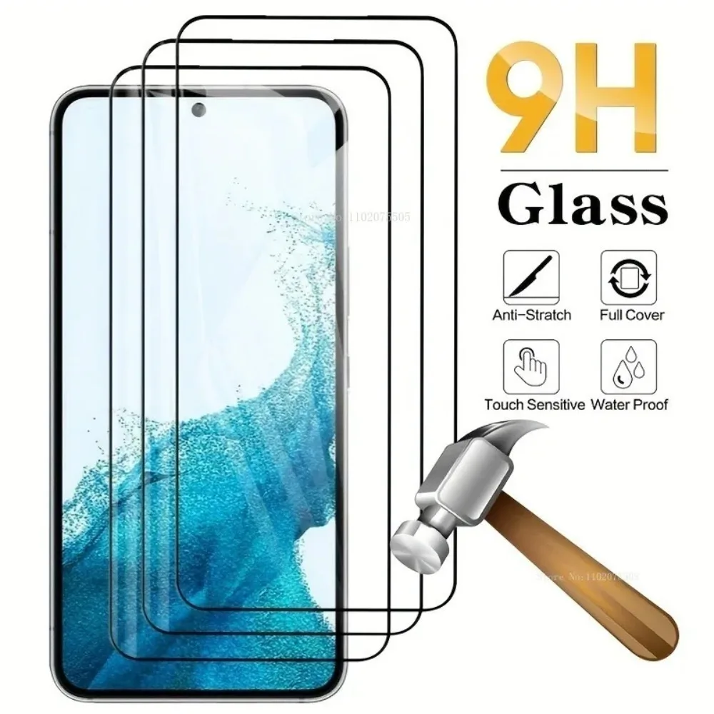 Protecteur d'écran en verre trempé 9H Guatemala, 3 pièces, pour Samsung Galaxy S23 S22 Plus S21 S10 S9 S8 Ultra S22