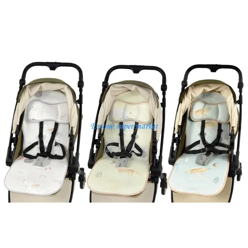 

090B Thin Pushchair Refrigerating Pad 3D Net Chair Cover Environmental Friendly Substance Comfortable For Long Excursions