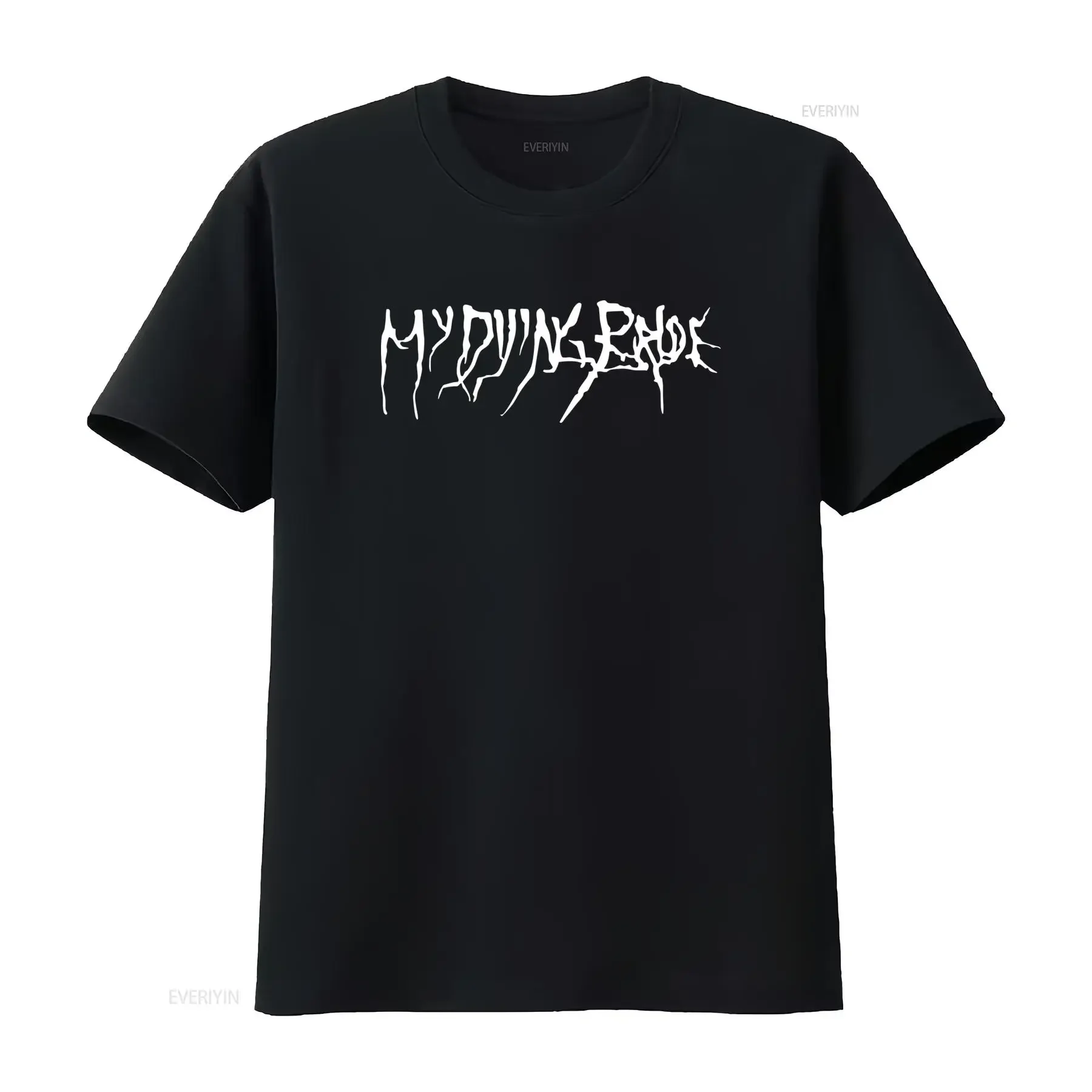 MY DYING BRIDE T-SHIRT Alle Größen S M L XL XXL in Schwarz und Weiß Vintage-Waschung Oberteil für Alltag Herren Vielseitig