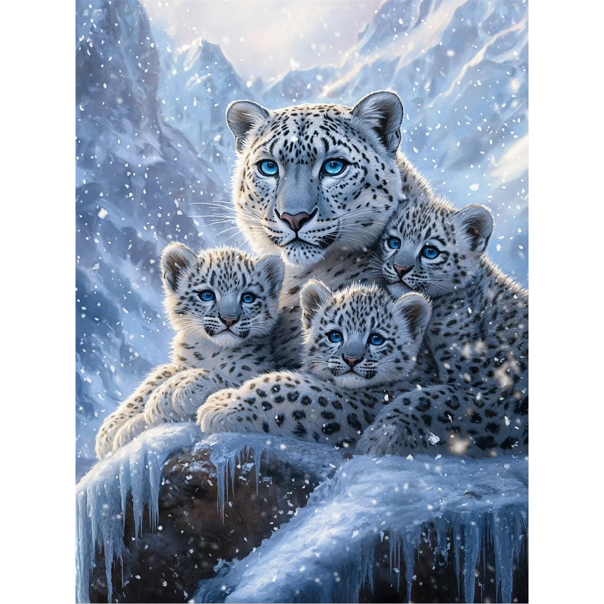 5D DIY Diamond Art Full Mosaic Craft Kit Eye-Catching Visual Effect Wall Picture for Home Interior And Space Decoration Unique Handmade Gift