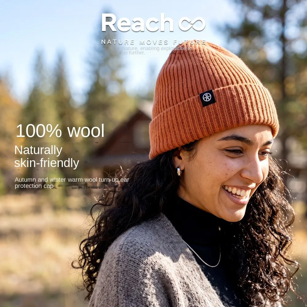 Adults 100% Wool Cap Hat Well Crafted Stable Shape Comfortable Fit Warm Head Accessory Ideal Camping Daily Commute