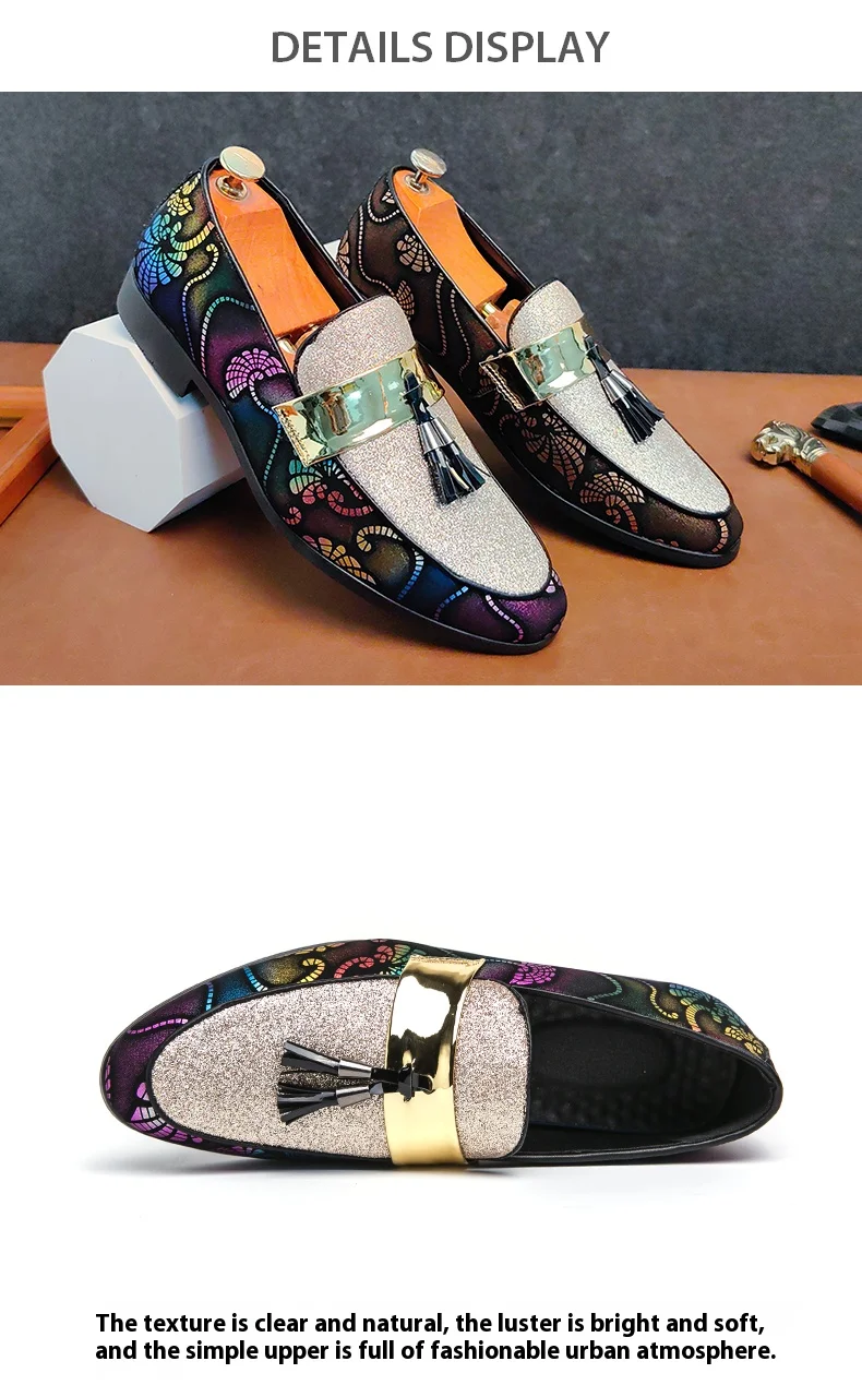 Neue Bunte Männer Casual Schuhe Mode Marke Faulenzer Herren Turnschuhe Atmungsaktive Schuhe Mischfarben Wandern Männlichen Wohnungen Plus Größe – Detail 5