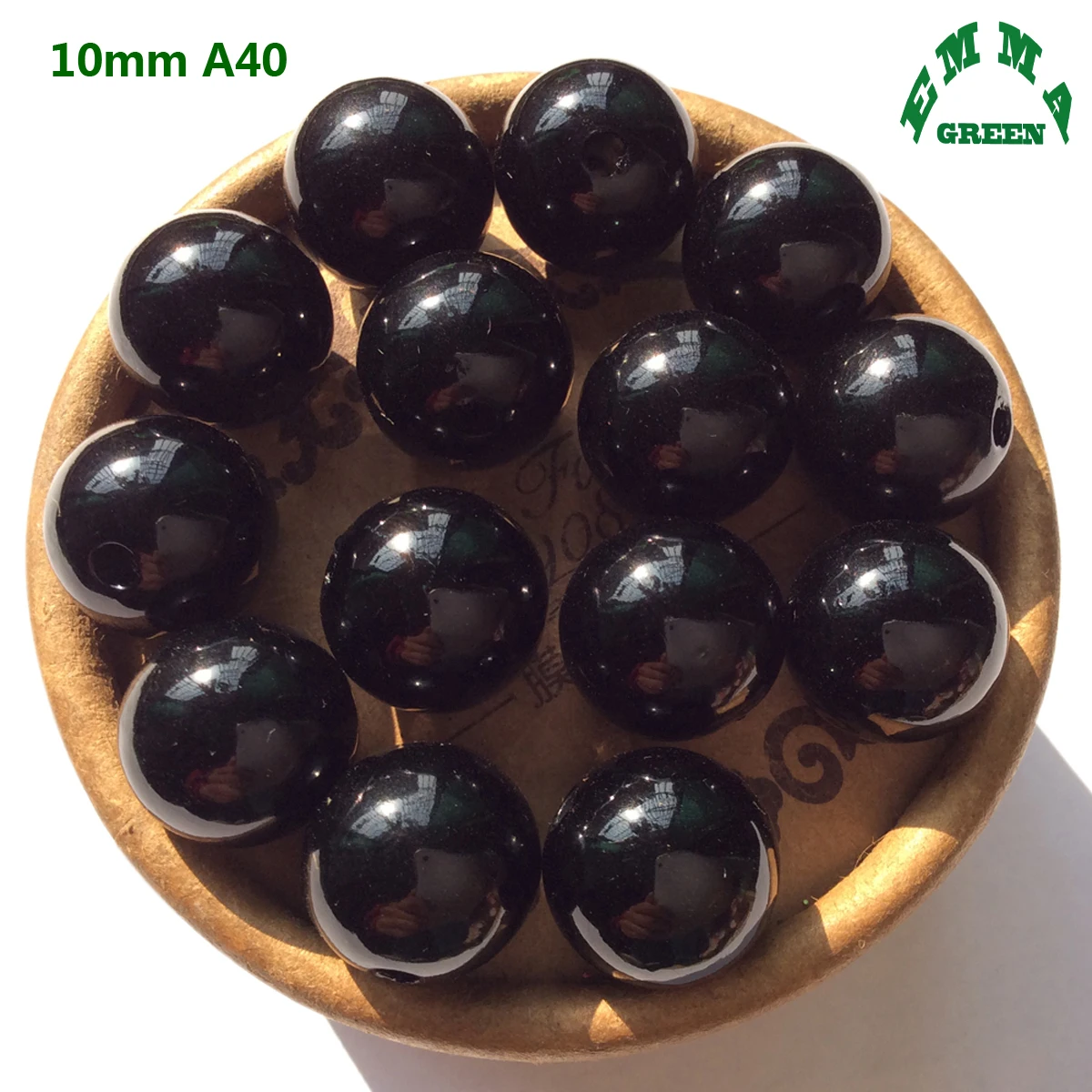 Halloween Black Beads Pearls for Jewelry Making 6mm to 30mm A40 Acrylic Abs Pearl Beads for DIY Chunky Halloween Kids Crafts