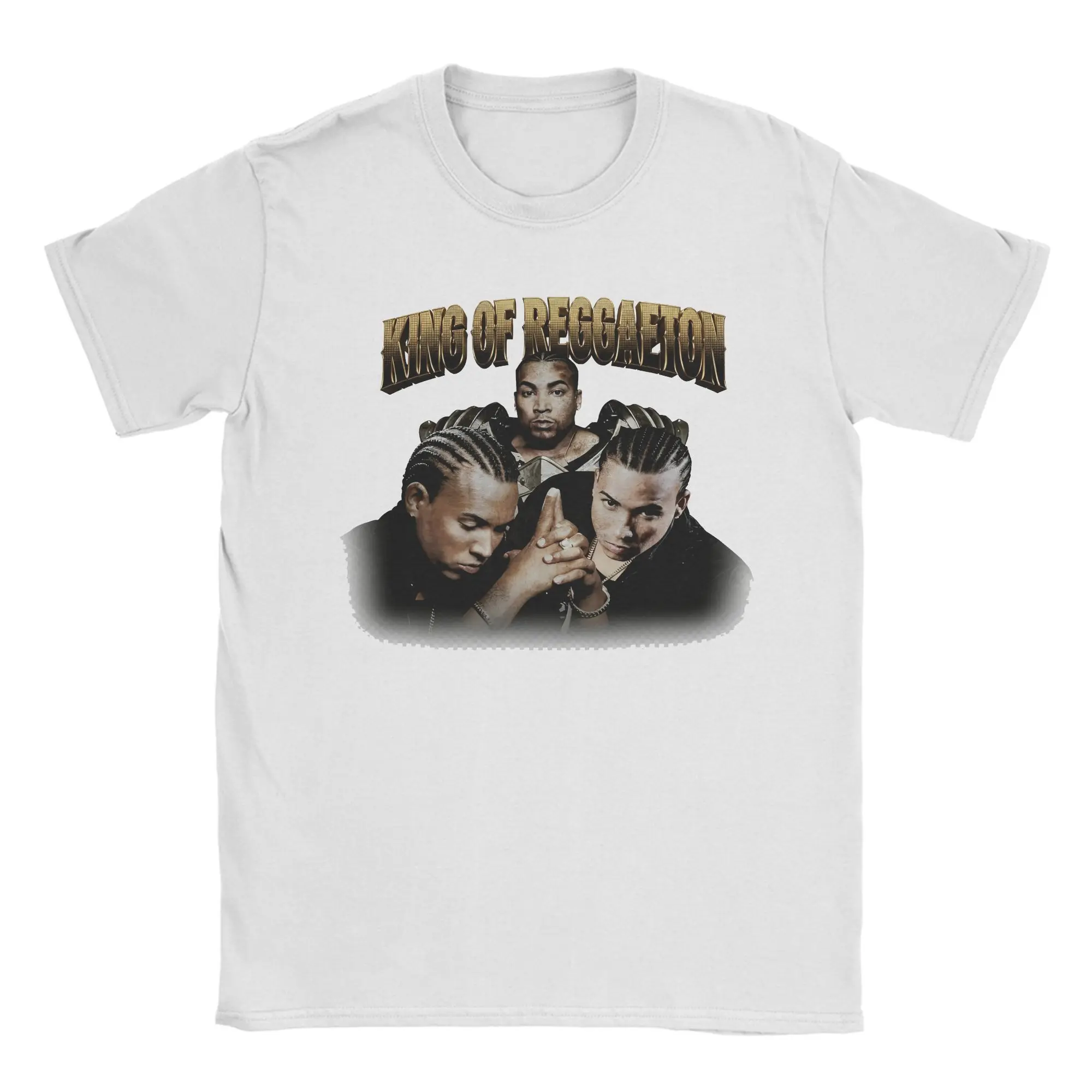 Men Rapper Don Omar King Of Reggaeton T-Shirts Cotton Clothes Summer Vintage Short Sleeves T Shirt O Neck Casual Tee Shirt
