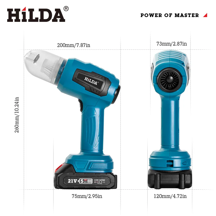 مكنسة كهربائية منزلية لاسلكية صغيرة ببطارية ليثيوم شفط قوي