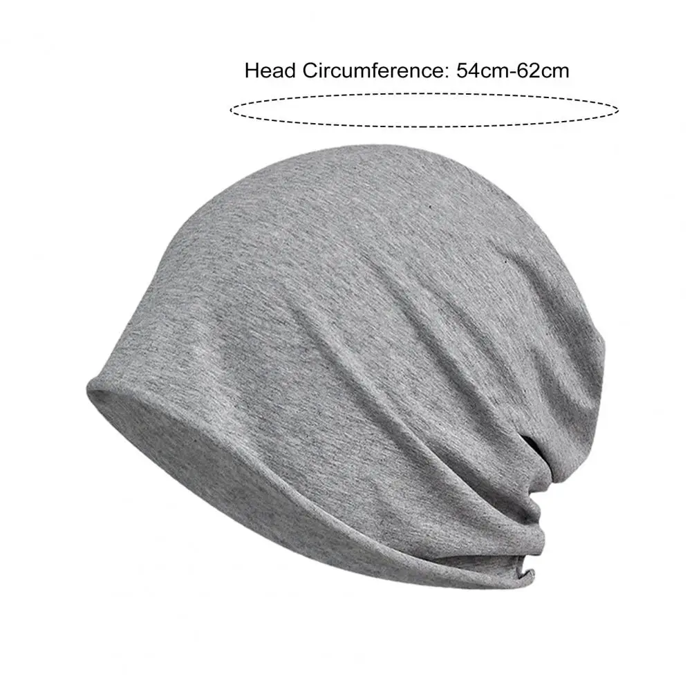 1Pack Solid Color Unisex Men Women Slouchy Hip-Hop Soft Cotton Cap Lightweight Running Adult Dwarf Hat Outdoor Sport Headscarf