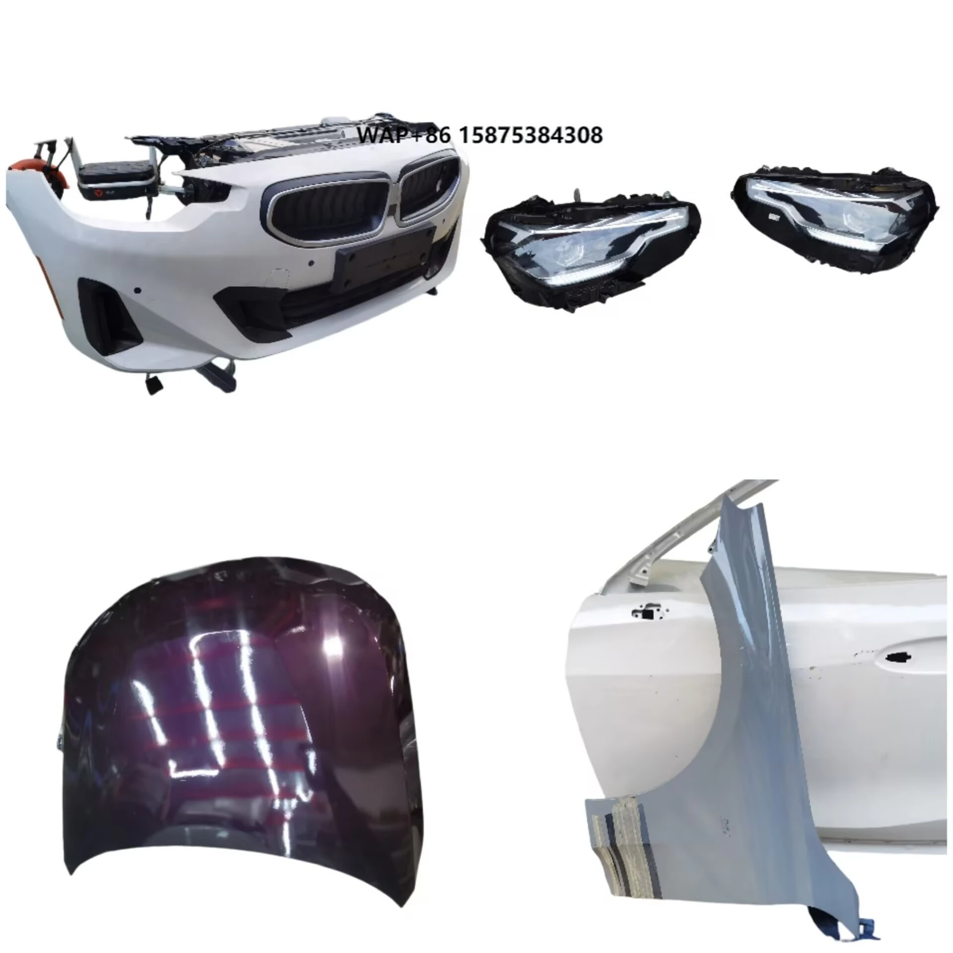 

For Original 225i M G42 Sport Front Combined Bumper Grille Radiator Headlights