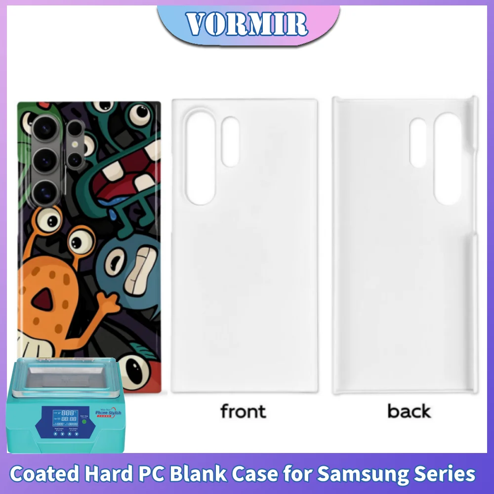 

VORMIR 10pcs 3D Sublimation Phone Case for Samsung S26 S25 S24 S23 S22 Ultra Plus FE Hard PC Film Glossy Exact Hole Blank Cover