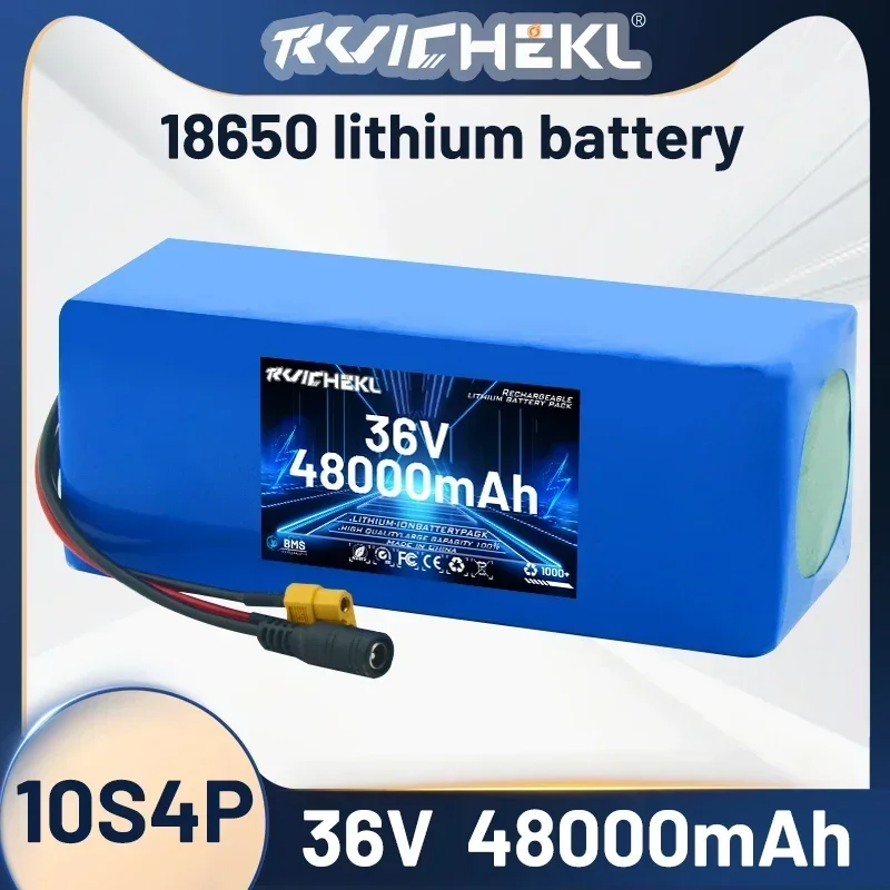 18650.00 lithium battery pack 10S4P 36V high-power battery 48.0Ah battery pack  bms  baterías