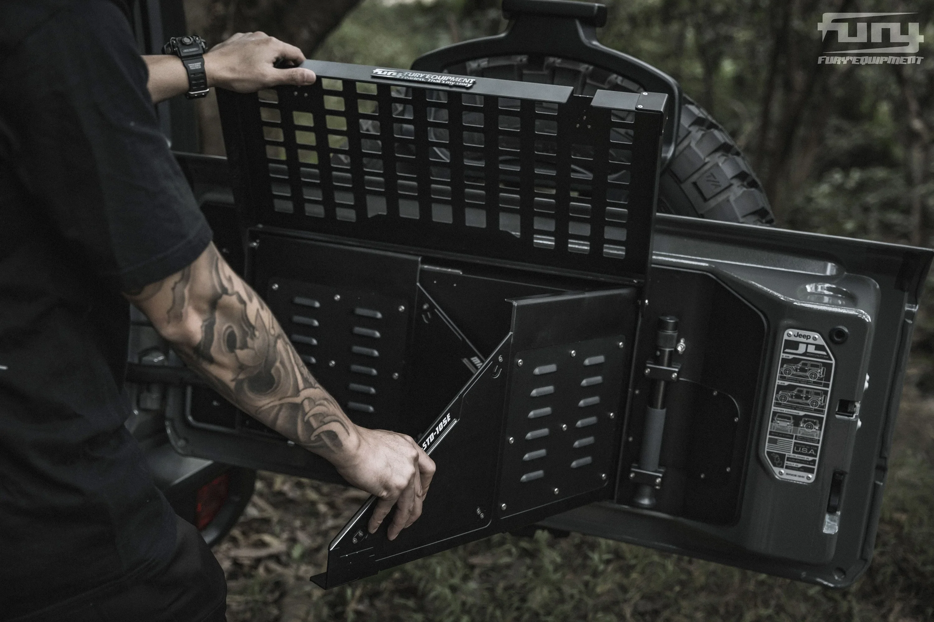 TLF  Fury 2007-2017 JK Accessory Tailgate Foldable Table for wrangler JK