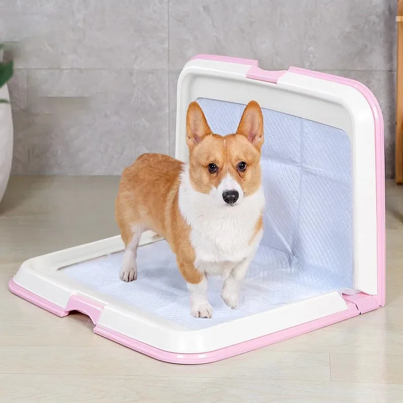 Portable Toilet Dog Paw Cleaner Pets Puppy Litter Box Dispenser Dog Pool Diaper Training Accessoire Chien Pet Items LJ50DT