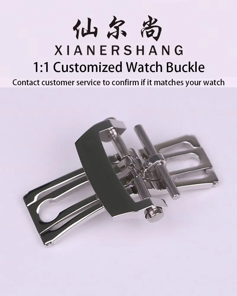 

XIANERSHANG на заказ FIFTY FATHOMS 5010 оригинальная застежка для часов 20 мм пряжка для ремня из нержавеющей стали 316L пряжка-бабочка аксессуар для часов