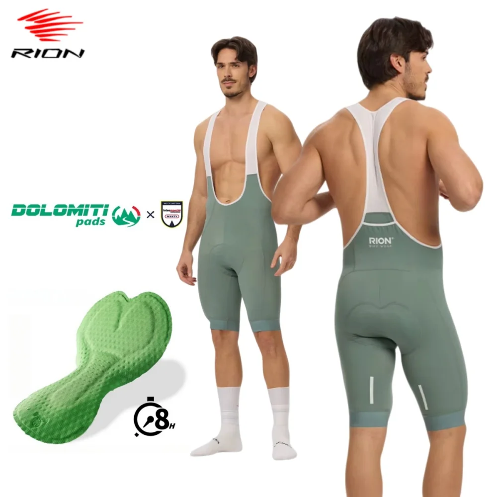 

RION велосипедные шорты мужские горный велосипед MTB мотоциклетные нагрудники мягкие колготки профессиональная велосипедная одежда байкерские подтяжки Dolomiti 8-часовые
