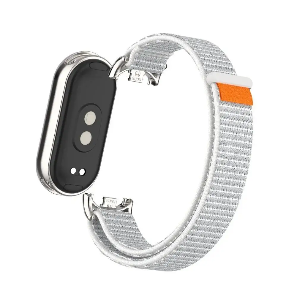 Atmungsaktives Nylonarmband für Xiaomi Mi Band 10 9 8 Armband Metallkopfpartikel für MiBand 10 9 8 NFC-Uhrenarmband-Zubehör